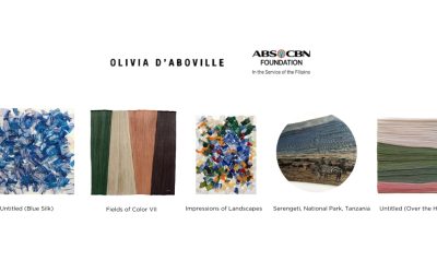 Crafting Greener Canvas: Olivia d’Aboville’s Textile Paintings Support ABS-CBN Foundation