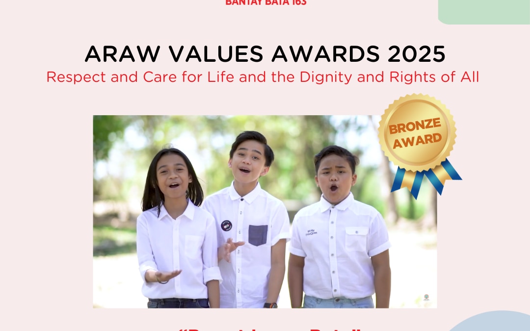 “Bawat Isa ay Bata” Wins Bronze at Araw Values Awards 2025 for Championing Children’s Rights! 🏆