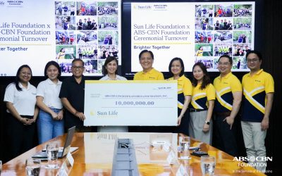 Sun Life Foundation Renews 5-Year Partnership with ABS-CBN Foundation for Nationwide Disaster Relief