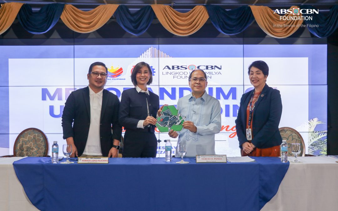 ABS-CBN Foundation and PEZA join forces for WEEE Collection