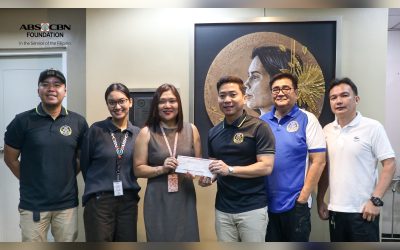 ABS-CBN Foundation receives donation from GrandSec Reynold S. Fajardo Masonic Lodge 383