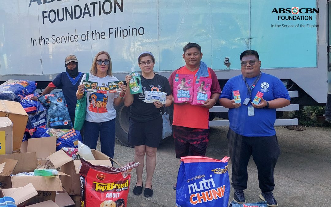 ABS-CBN Foundation Sagip Kapamilya Delivers Pet Essentials to Rescue Shelter After Earthquake and Typhoon