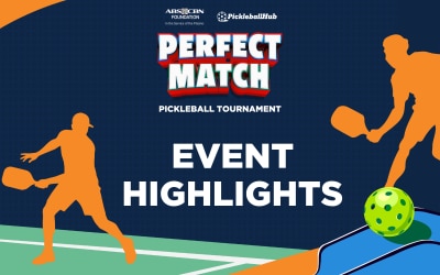 Highlights of Perfect Match Pickleball Fundraiser Tournament