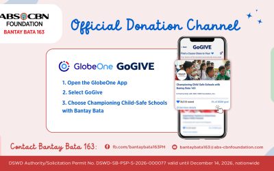 Globe Makes It Easier to Support ABS-CBN Foundation’s Bantay Bata 163 with GoGive