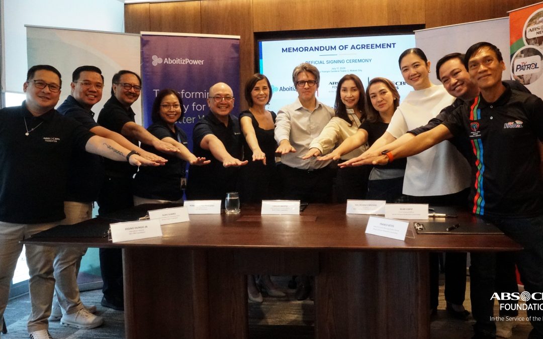 ABS-CBN Foundation and Aboitiz Power Corporation renew their partnership for Sagip Kapamilya